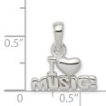 thumbnail image 2 of Pendentif en Forme de Musique en Argent Sterling 925, 2 of 2