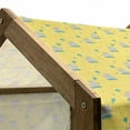 thumbnail image 4 of Hippo Pet House, Little Smiling Hippo Sitting and Holding a Balloon Cartoon Style, Outdoor & Indoor Portable Dog Kennel with Pillow and Cover, 5 Sizes, Pale Sage Green Teal, by Ambesonne, 4 of 4