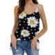 thumbnail image 3 of Camisetas sin mangas de verano para mujer a la moda, camiseta sin mangas plisada de corte bajo con tirantes finos, chaleco holgado holgado Pompotops lopia993032, 3 of 6