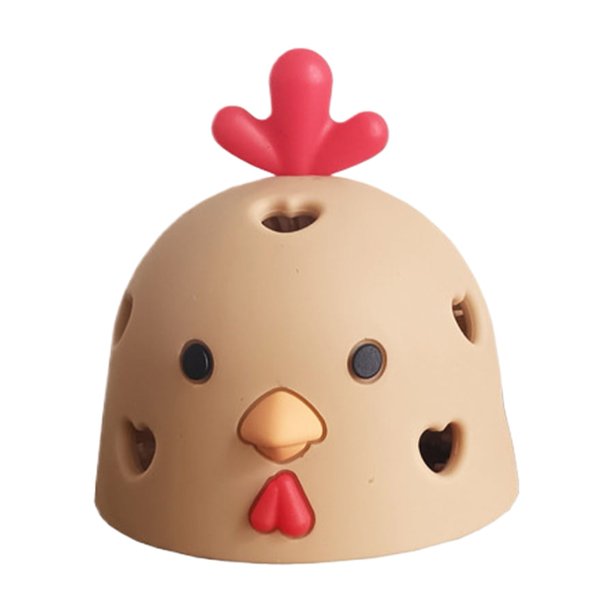 Yuarrent Limpieza suave del cepillo suave del huevo para los huevos frescos Depurador suave del huevo de las cerdas para los huevos frescos Suministros de limpieza para el hogar color maillard