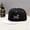 Black And White, variant on Adjustable Flat Brim Hip Hop Baseball Cap Intricate Cross Print Retro Urban Fashion Headwear for Street Outdoor Sports