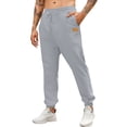 thumbnail image 3 of SKIYLEVZ Athletic Sweatpants for Men Casual Streetwear Lightweight Breathable Pants With Side Pockets Athleisure Pants Plus Size Workout Gym Office Work Pants, 3 of 5