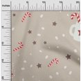 thumbnail image 2 of oneOone Cotton Flex Light Beige Fabric Christmas Sewing Fabric By The Yard Printed Diy Clothing Sewing Supplies 40 Inch Wide, 2 of 4