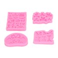 thumbnail image 3 of Bowknot Silicone Molds, Soft Reusable Silicone Molds Bowknot Crown 4 Pieces  For Chocolate, 3 of 8