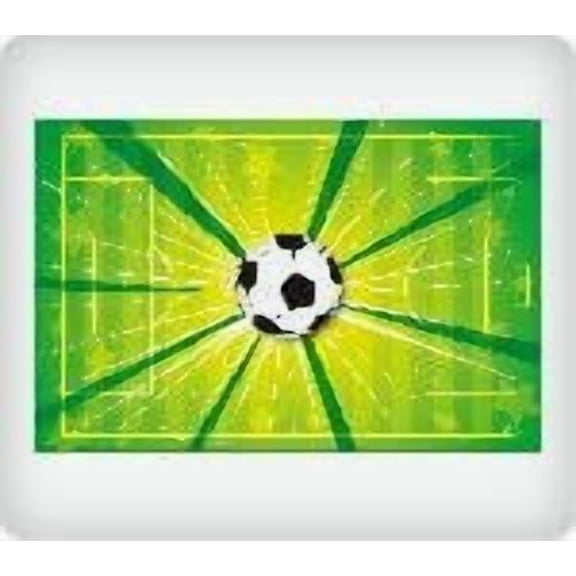 Soccer Field Edible Icing Image (1/4 Sheet)