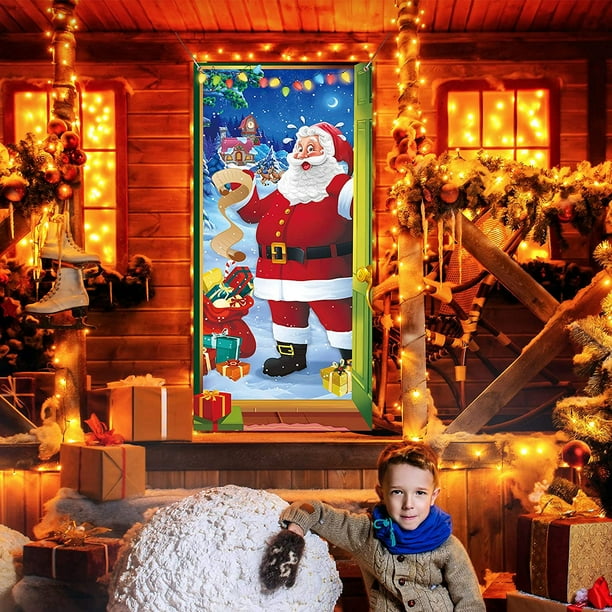 Santa Paint Backdrop North Pole Photography Backdrop Santa Photo Backdrop Christmas Props – HSD  Photography Backdrops