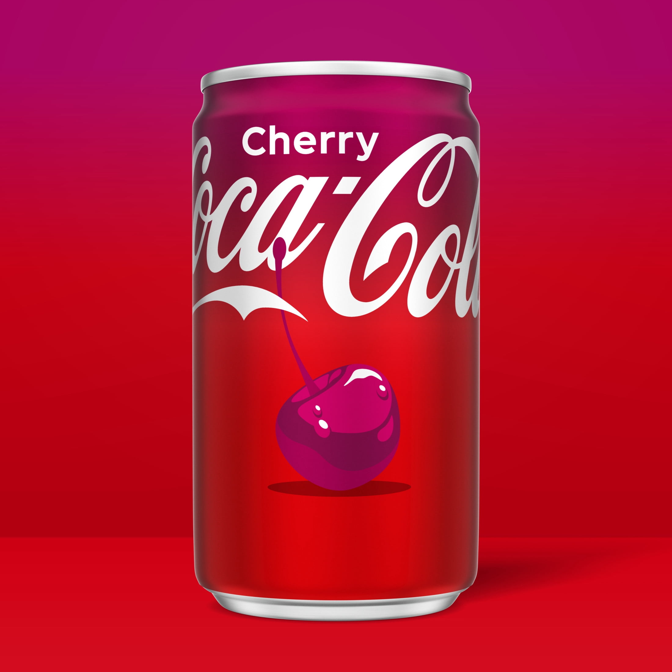 Coca-Cola Cherry Soda Pop Fridge Pack Mini Cans, 7.5 fl oz, 10 Pack