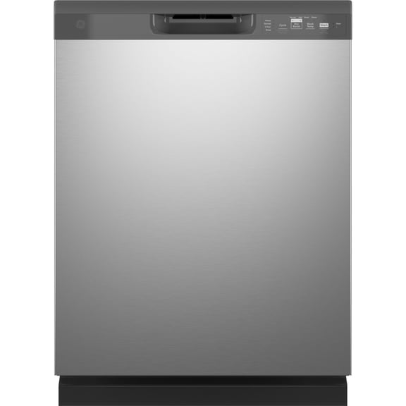 Ge Gdf510p 24" Wide 14 Place Setting Built-In Front Control Dishwasher - Stainless Steel