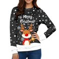 thumbnail image 6 of Men's Christmas Sweaters - Funny Christmas Sweaters for Men - Fun Holiday Pullovers,Black,2XL, 6 of 7