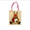 thumbnail image 3 of Bolsa Navideña de Yute Navi Colors con Decoración Cosida Reno, 3 of 4