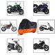 thumbnail image 5 of Funda para motocicleta yuxing Impermeable Negra y Naranja L, 5 of 5