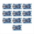 thumbnail image 1 of Type-C 18650 Lithium Battery Charger Module 5V 1A Charging Board with Dual Protection Functions for DIY Projects 10Pcs,10 x Lithium Battery Charger Module, 1 of 6