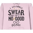 thumbnail image 2 of Harry Potter I Solemnly Swear I Am Up To No Good Long Sleeve Cradle Pink Men's Hooded Sweatshirt-XL, 2 of 7