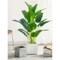 thumbnail image 2 of 1pc Artificial Plants Large Tropical Palm Tree Fake Banana Plants Leaves Real Touch Plastic Monstera Plant For Home Garden Decor, 2 of 6