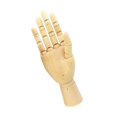 thumbnail image 4 of Modelo de mano de maniquí Dedos movibles seccionados 10 "Maniquí de arte de tamaño articulado Mano para dibujar Bocetos Niños Juguetes Beige Gloria accesorios de exhibición, 4 of 9