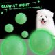 thumbnail image 4 of Bola de perro iluminada nocturna, bola interactiva para perro, juguete para recuperar perros, bola de ejercicio chirriante para perro, mascota, cachorro, juego de persecución JAMW Sencillez, 4 of 5