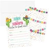 Distinctivs Taco 'Bout a Baby Fiesta Gender Reveal Party Invitations, 10 Invites