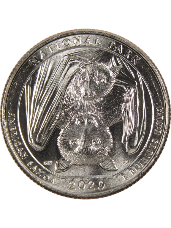 2020 D American Samoa National Park Quarter Uncirculated Clad 25c Coin