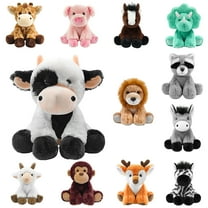 purcolt 9 inches Stuffed Animal Soft Plush Toy Cute Dolls Gifts for Kids Boys Girls, Cow