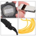 thumbnail image 4 of OUNONA 1Set Waterproof Electronic Stopwatch with Whistle Multi Function Timer for Sports Referee Use, 4 of 5