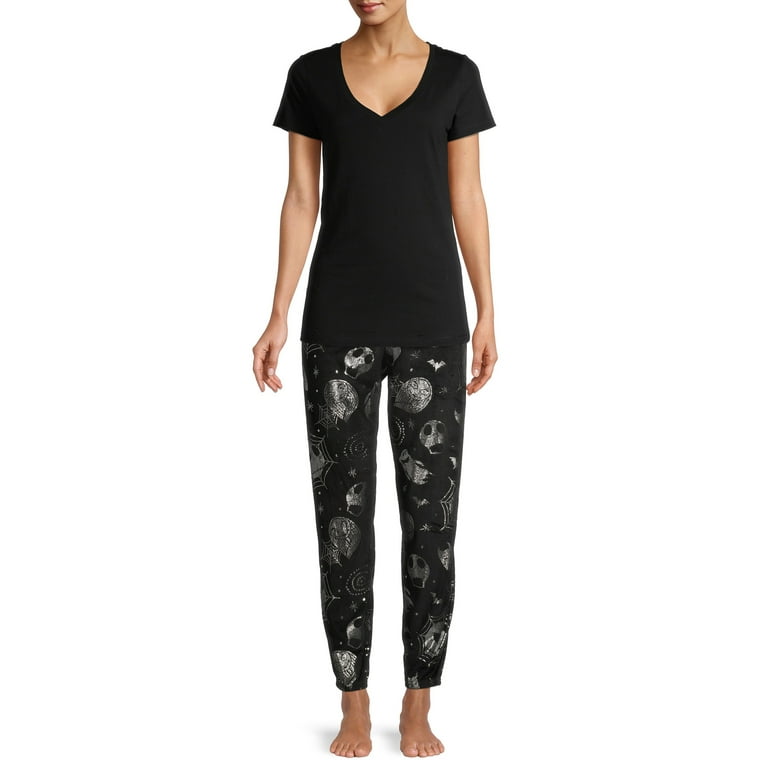 Nightmare Before Christmas Women's and Women's Plus Jogger Pajama Pants