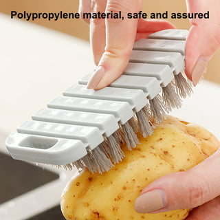 2 Pc Vegetable Cleaning Brush Potato Peeler Shred Scrub Fruit Cleaner  Scrubber