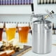 thumbnail image 4 of Mini Barril de Cerveza de Acero Inoxidable Ticfox 5L Dispensador de Lanza Grifo Manómetro, 4 of 12