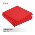 thumbnail image 3 of EVA Foam Sheets Red 9.8 Inch x 9.8 Inch 7mm Thick Crafts Foam Sheets Pack of 6, 3 of 6