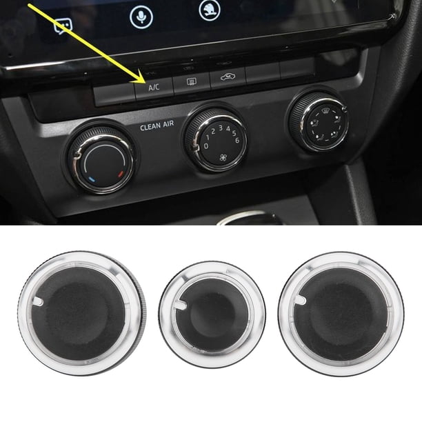 Accesorios para automóviles, perilla de interruptor de aire acondicionado negro para para y iv