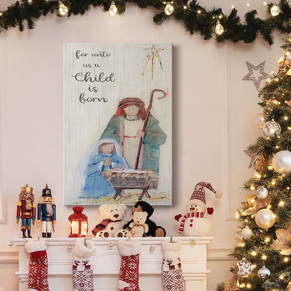 For Unto Us- Gallery Wrapped Canvas