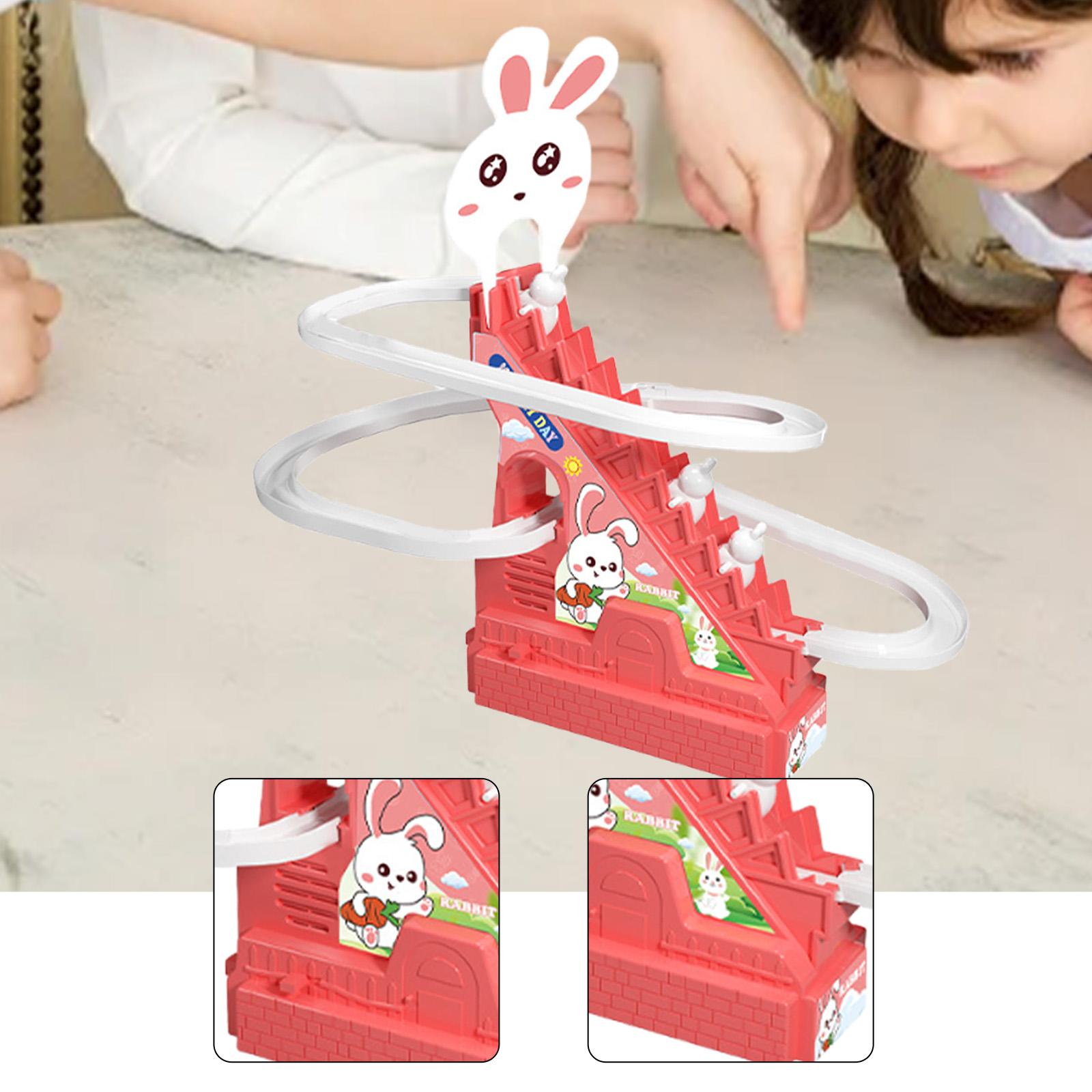Jouet Escalade Lapin Avec Lumière Et Musique - Toboggan à Rails éducatif Pour Enfants 3 Ans Et Plus - Développe Motricité Et Concentration - 5