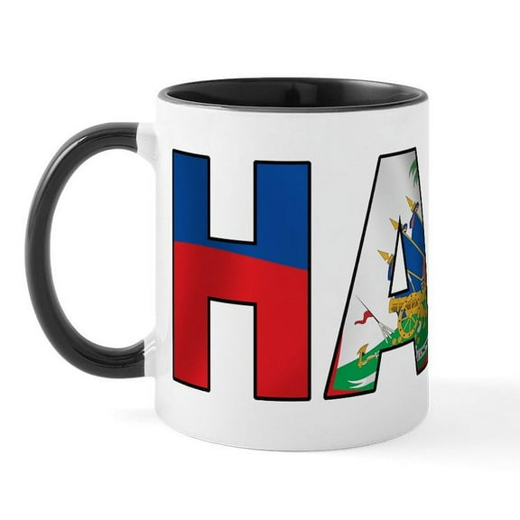 CafePress - Haiti Mug - 11 oz Ceramic Mug - Novelty Coffee Tea Cup