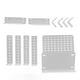 thumbnail image 2 of Plataforma de calentamiento de tortuga transparente, suspensión ajustable acrílica, plataforma de calentamiento acuático multiusos para reptiles M, 2 of 12