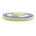 thumbnail image 3 of Polish Pottery 3½-inch Coaster (Red Berries Theme) Hand Painted in Boleslawiec, Poland + Certificate of Authenticity, 3 of 6