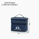 thumbnail image 1 of Botiquín de primeros auxilios para viajes al aire libre de doble capa, bolsa de clasificación de medicina de tela Oxford de Color sólido, bolsa de prevención impermeable para el hogar, 1 of 4