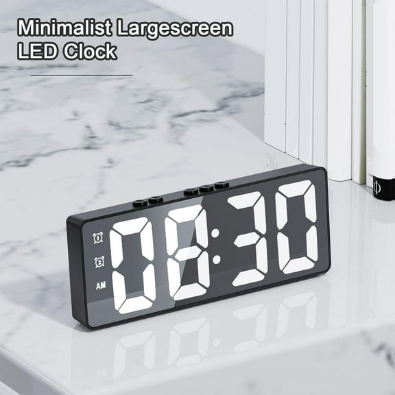 sruoe Alarm Clock, Digital Clocks, Clock Alarm Bedside, Clock Alarm Radio, Clock Alarm Digitalalarm, Mirror Digital Clock, Heavy Sleepers Alarm Clock, Plastic