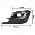 thumbnail image 4 of 57731AL68A 57731AL69A Car Front Bumper Fog Lamp Light Cover Frame Foglight Trim Lid Bezel Hood For Subaru Legacy 2018 2019, 4 of 7