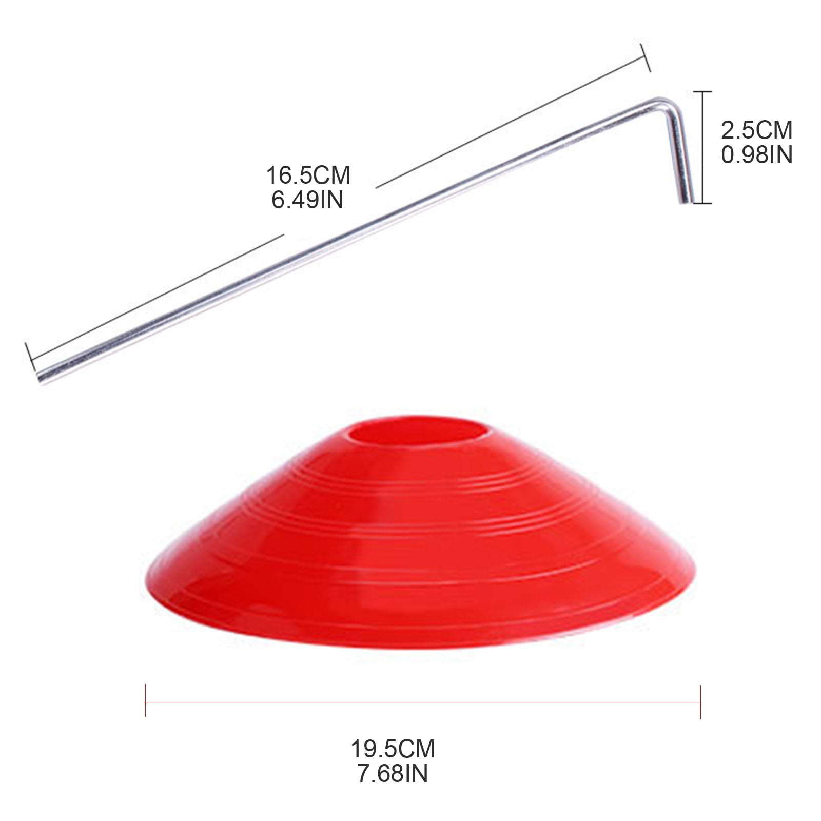 Necvior Adjustable Footwork Soccer Football Fitness Speed Rungs Agility Ladder Training Equipment with Resistance Parachute Disc
