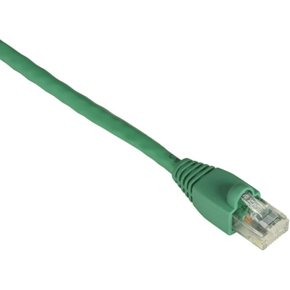 Black Box GigaTrue CAT6 550-MHz Stranded Ethernet Patch Cable - Unshielded, PVC, Snagless, RJ-45, Green, 10-ft.