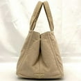 thumbnail image 3 of Pre-Owned Prada Tote Bag Canapa f-22452 Beige B1872B Canvas 197 PRADA Stitch Women's... (Good), 3 of 11