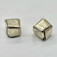 thumbnail image 5 of Remarkable Thai Hill Tribe Origami Fine Silver Cube Bead | 11x8x8mm | 2 Beads |, 5 of 12