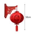 thumbnail image 7 of Abbraccia 2 Pieces Chinese New Year Hanging Decorations 2024 Chinese Fu Characters Door Sign for Holiday Bedroom Lunar Year Celebration Style C, 7 of 7