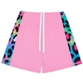 thumbnail image 6 of WIBACKER Girls Leopard Swimsuit Set 2 Pieces Short Sleeve Rash Guard Swimwear UPF 50+ Summer Beach Bathing Suit 4-12 Years, 6 of 10