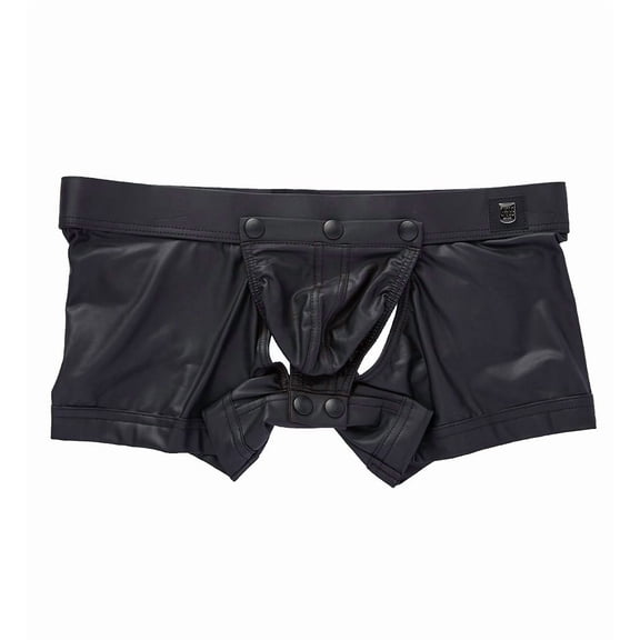 Men's Gregg Homme 152655 Crave Faux Leather Backless Trunk (Black L)