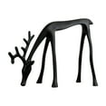 thumbnail image 2 of LmnLft European-style Imitation Metal Deer Statuer,Black Finish European-Style Modern Decorative, Christmas Tabletop Ornaments for Mantel Fireplace Living Room Bedroom Home Decor (Looks Down), 2 of 7