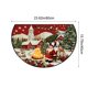 thumbnail image 2 of Decoraciones navideñas, adornos navideños, regalos navideños Alfombra navideña Puerta de entrada Felpudo semicircular Felpudo antideslizante absorbente para el hogar Felpudo a prueba de suciedad Felpu, 2 of 5