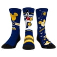 thumbnail image 2 of Unisex Rock Em Socks Mickey Mouse Navy Indiana Pacers Three-Pack Disney Crew Socks Set, 2 of 4