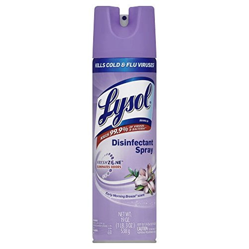 Lysol Early Morning Disinfectant Spray breeze, 19 Ounce