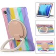 thumbnail image 5 of Funda colorida para Samsung Tab A7 de 10,4 pulgadas T500 con soporte de anillo ajustable grande y protección contra golpes., 5 of 5