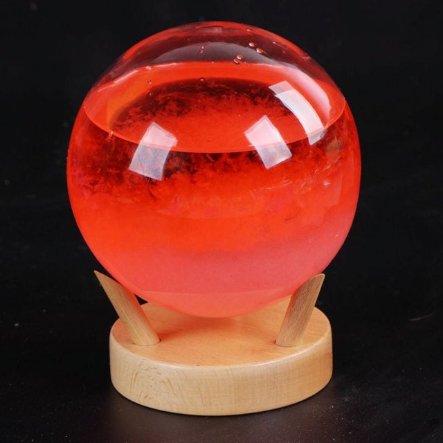 Adornos de regalo creativos, luz LED de siete colores, bola de los deseos, botella de pronóstico del tiempo, botella de tormenta, botella de los deseos, regalo de cumpleaños